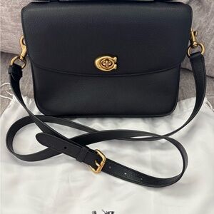 Coach - Cassie 26- Black Pebbled Leather
